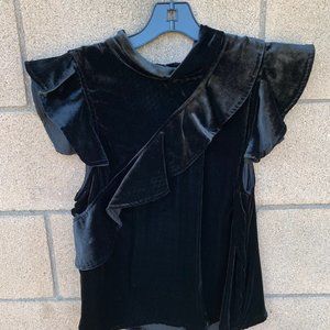 McGuire Sorbonne Velvet Top in Black - Size  Large